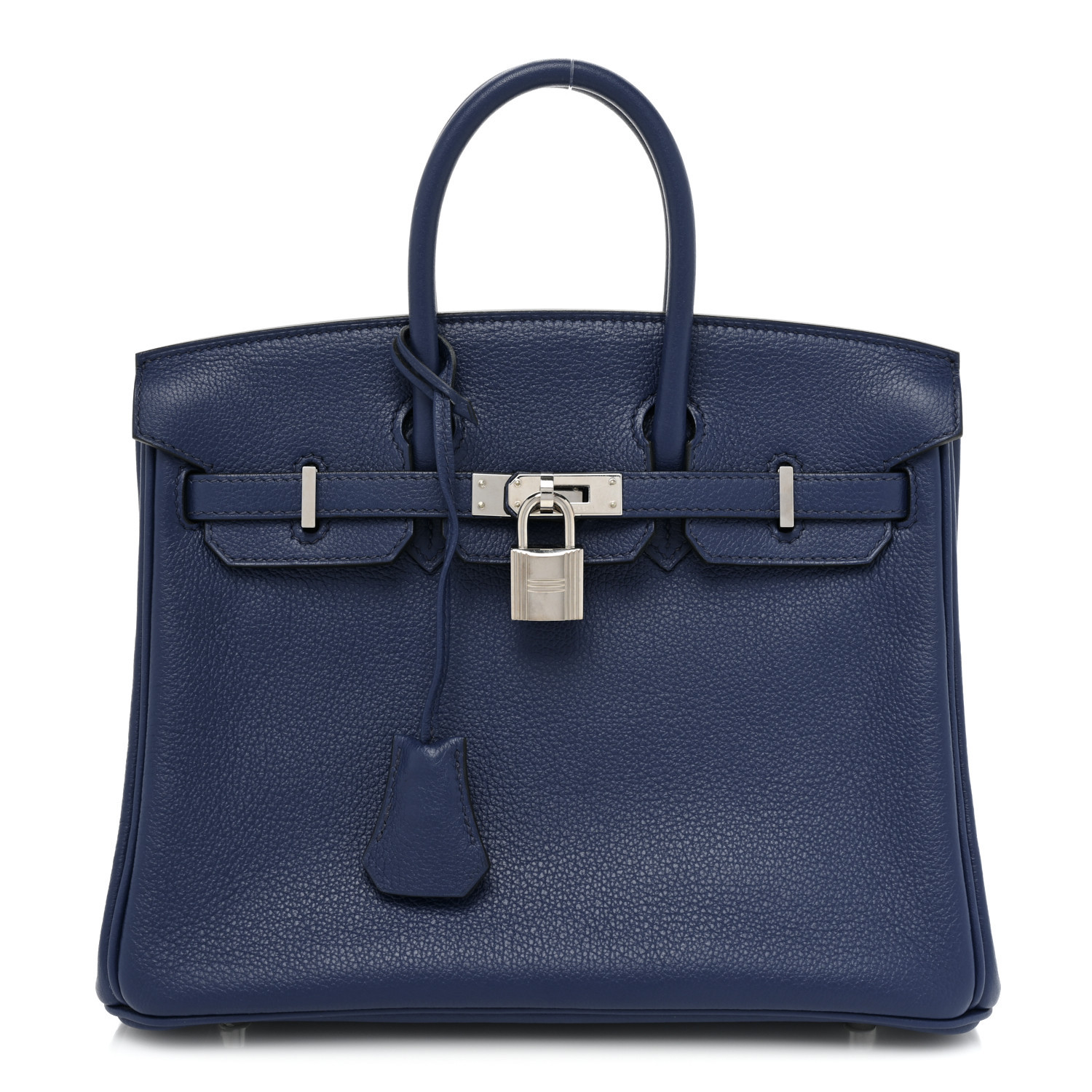 Taurillon Novillo Birkin 25 Bleu Saphir | FASHIONPHILE (US)