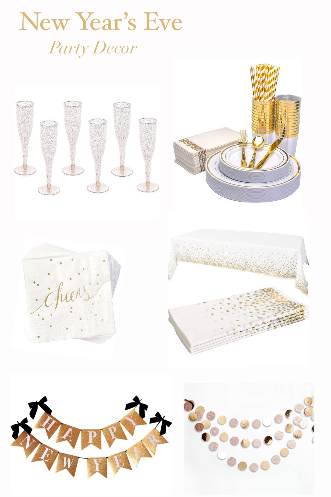 Everything you need if you’re hosting a NYE party!✨

#LTKHoliday #LTKFind #LTKunder100