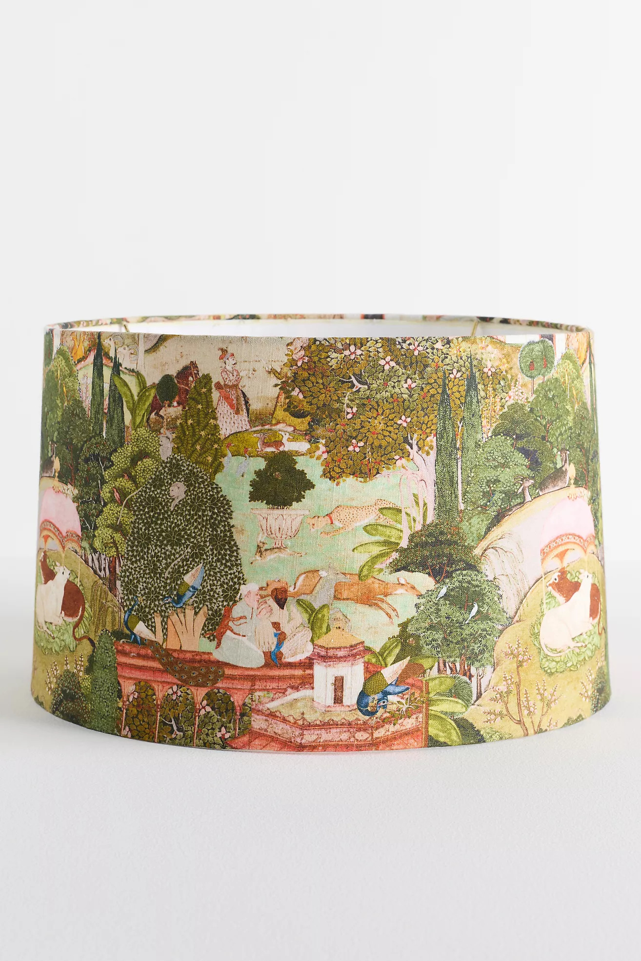 MINDTHEGAP Gardens of Jaipur Fabric Printed Drum Shade | Anthropologie (US)