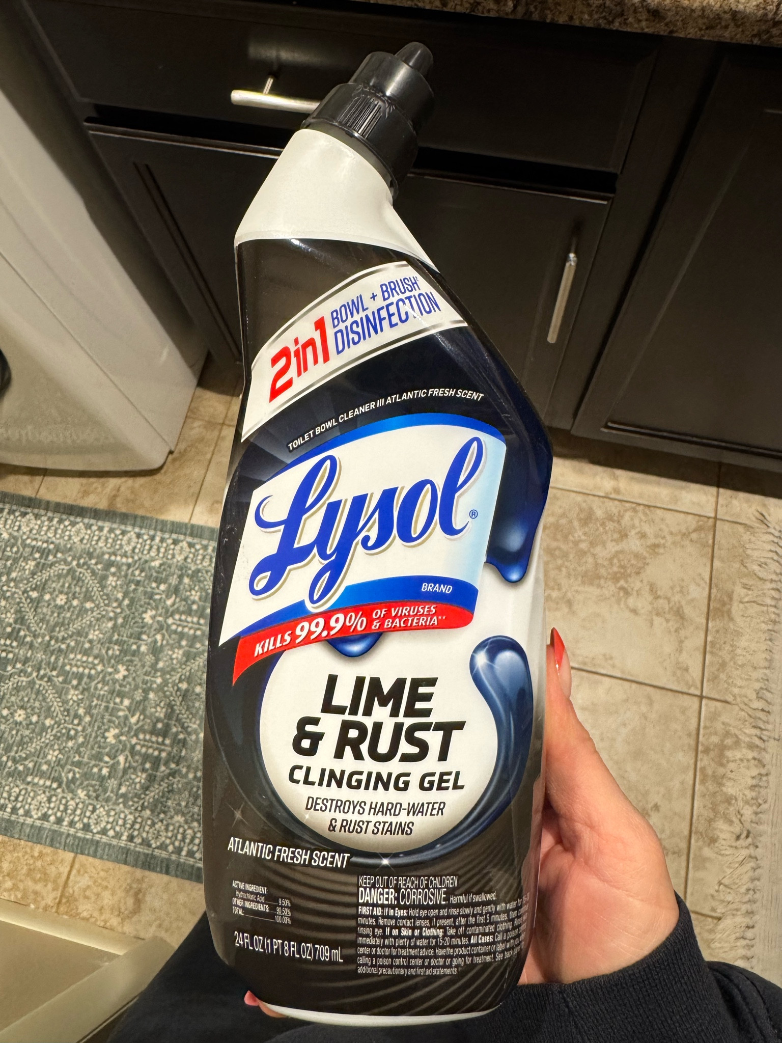 So my cleaner products for my toilets were just not cutting it. We have hard water and our toilet bowls were getting destroyed. I decided to give this a try, and after 15 minutes of it soaking a little muscle my toilets look brand new! 

#LTKFindsUnder50 #LTKFamily #LTKHome