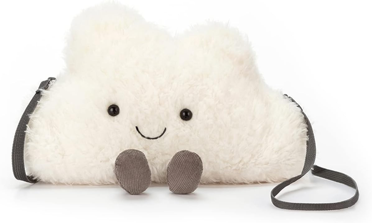 Jellycat Amuseable Cloud Bag Crossbody Purse with Zip Top Gifts for Kids Girls Tweens and Teens | Amazon (US)