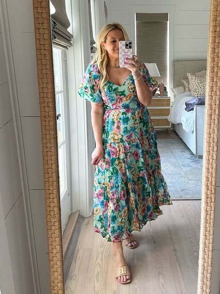 How beautiful is this spring dress? The color and print is 10/10. I’m wearing a size small. Code FANCY15 for 15% off 

#LTKstyletip #LTKSeasonal #LTKfindsunder100