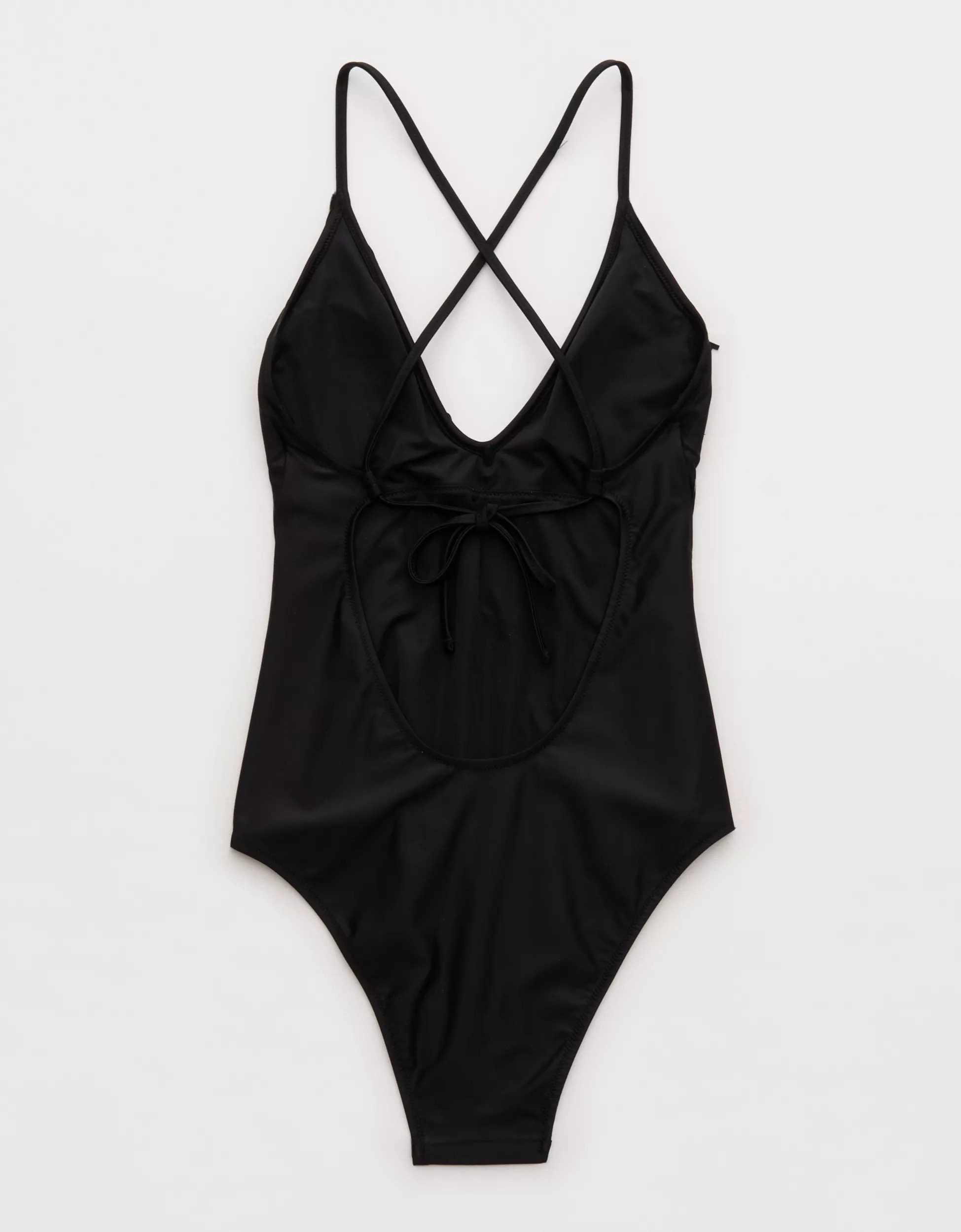 Aerie Fringe V-Neck One Piece Swimsuit | Aerie