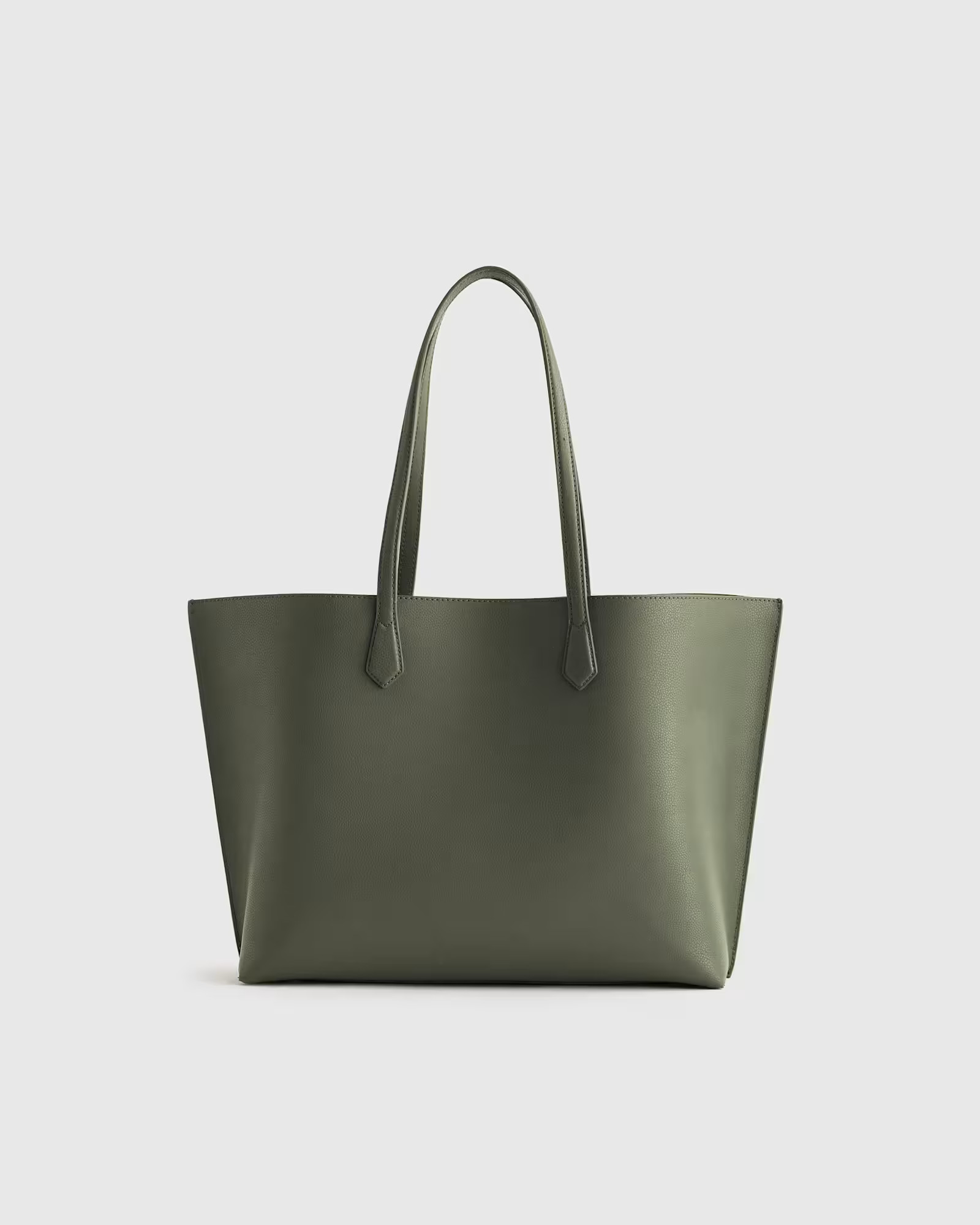 Italian Leather Triple Compartment Shopper Tote | Quince