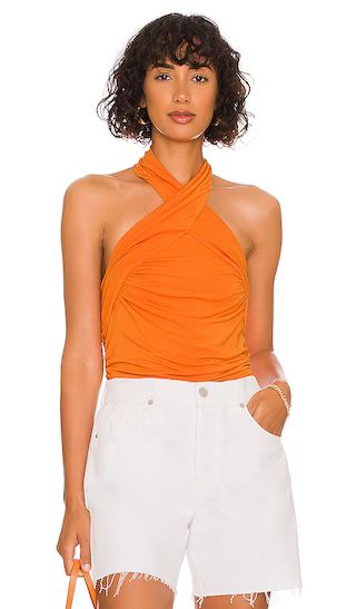 Leyla top in Orange | Revolve Clothing (Global)