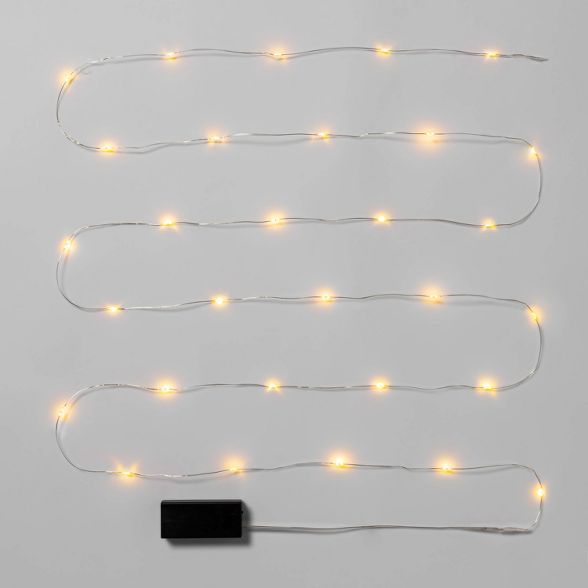 30ct Battery Operated LED Dewdrop String Lights - Wondershop™ | Target