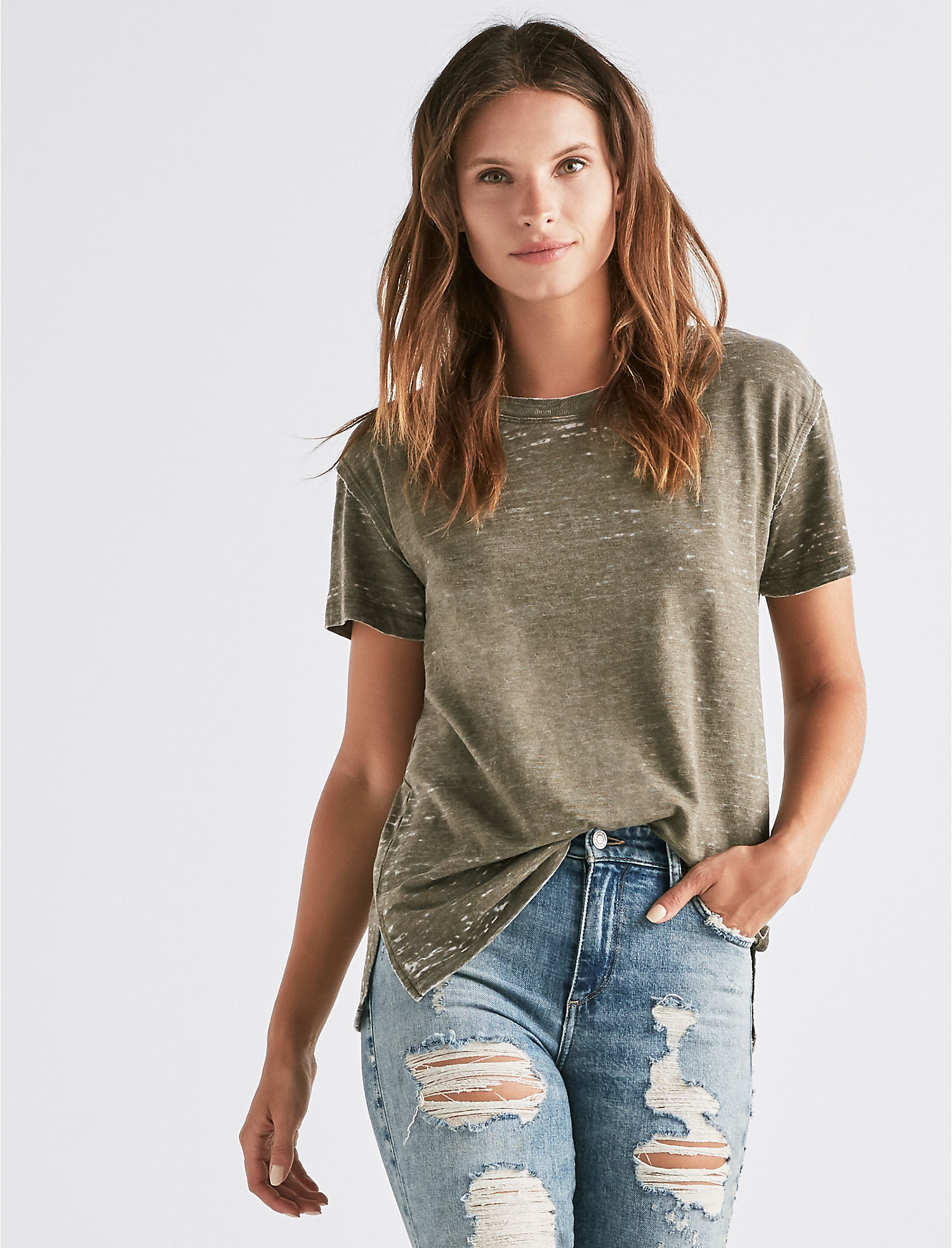 Venice Burnout Crew Tee | Lucky Brand | Lucky Brand