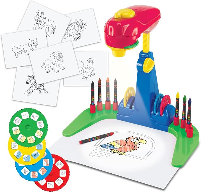 Drawing Projector for Kids 3 & Up, Preschool Tracing Projector Kit Includes 32 Animal Drawings on... | Amazon (US)