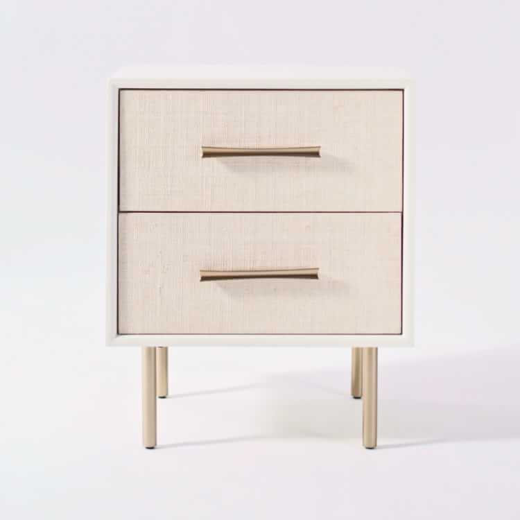 Margot Raffia Nightstand (20.5") | West Elm (US)