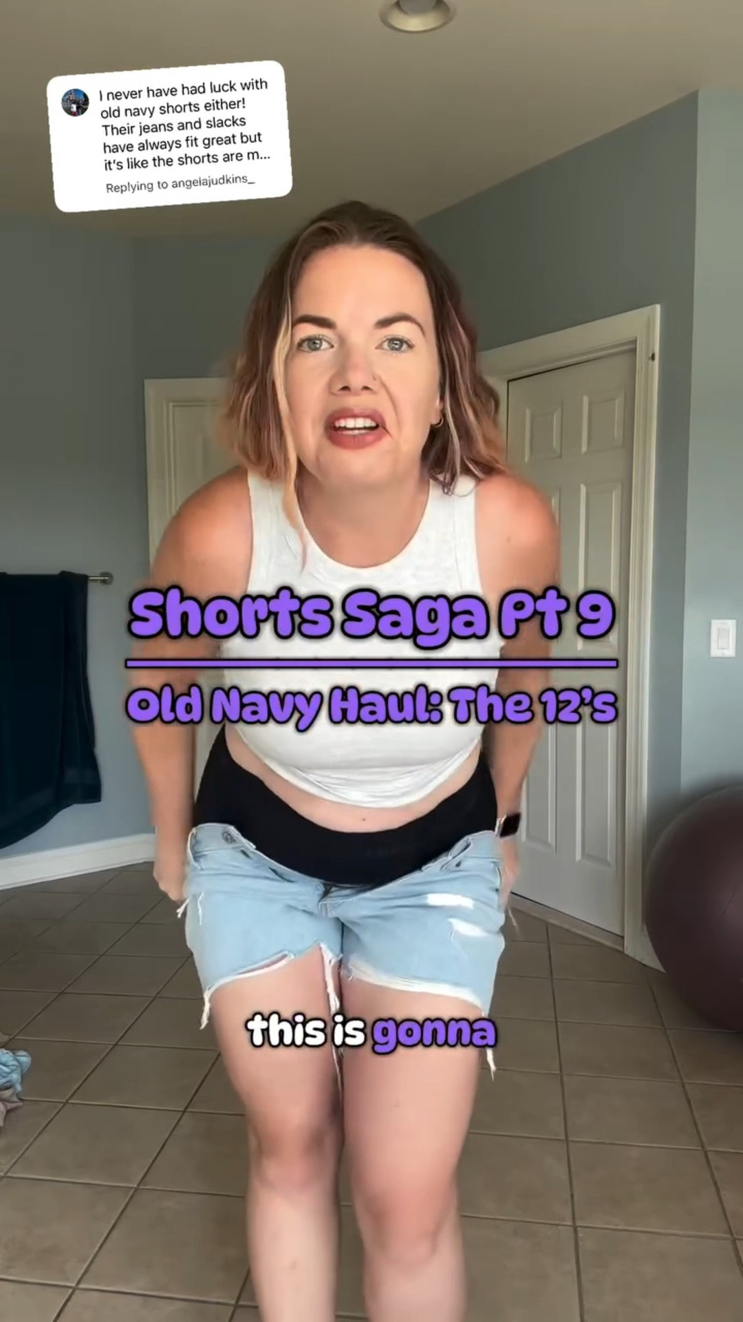 Yea that’s gonna be a no from me dog. Still love their jeans but their shorts miss the mark by a mile.

#shortshaul #tryon #mombod #realistictryon #weightlossjouney