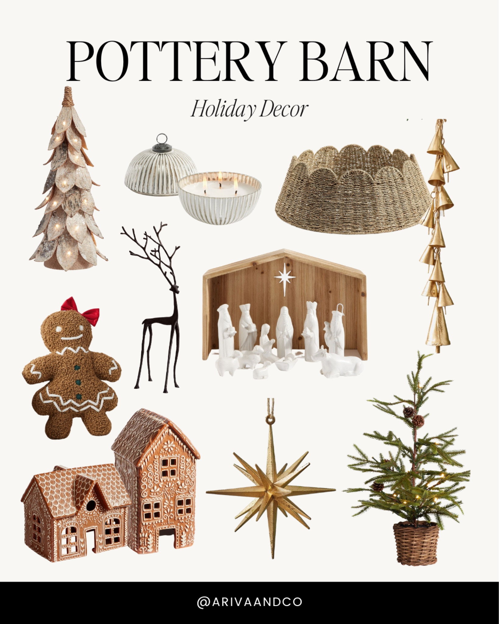 Potter Barn holiday decor

#LTKHoliday #LTKSeasonal #LTKhome