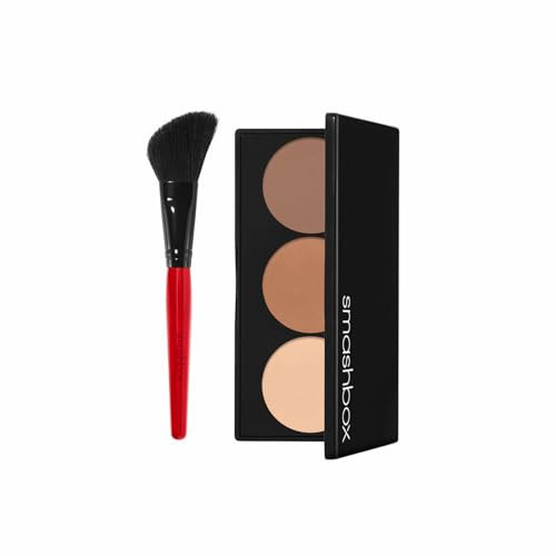 Smashbox Step-By-Step Contour Kit | Buildable, Highlight, Shapes + Brush, 0.4 Ounce, Light/Medium | Amazon (US)