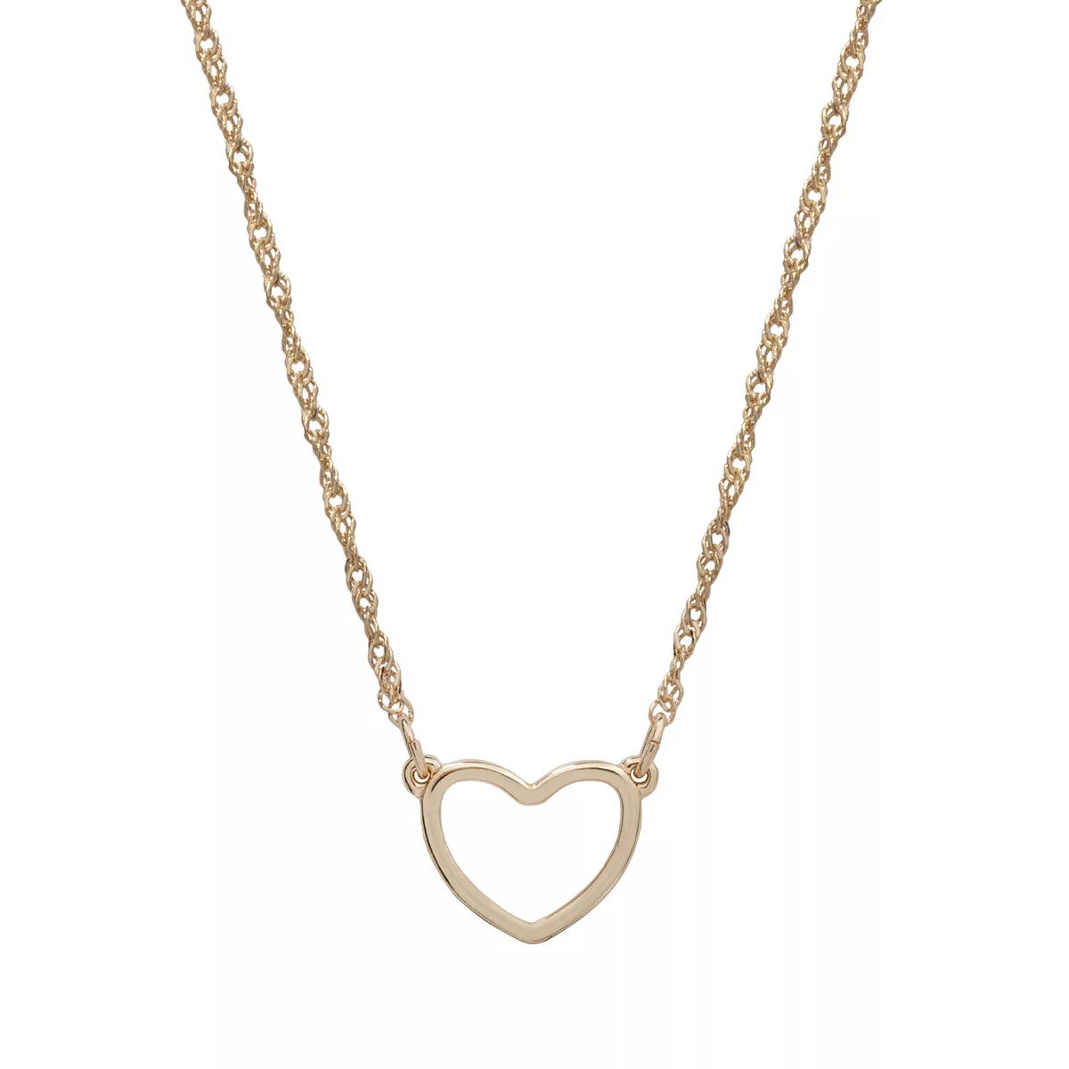 LC Lauren Conrad Heart Necklace | Kohl's