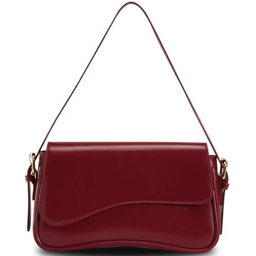 Y2K Shoulder Bag for Women - PU Leather Clutch Purse Handbag Tote With 2 Removable Straps - Cross... | Amazon (US)