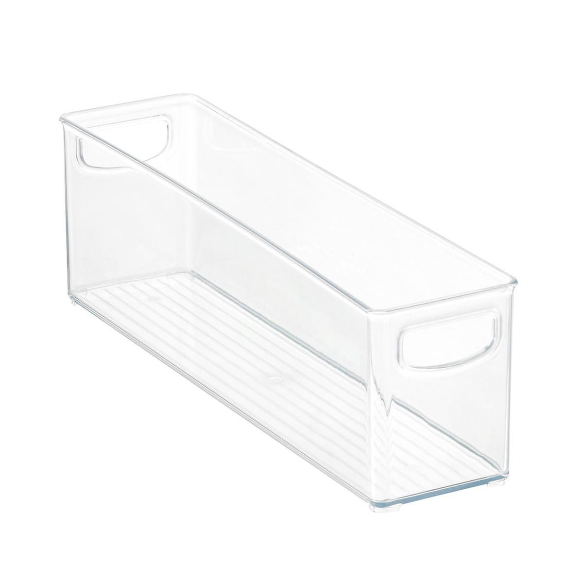 IDESIGN Linus Small Deep Drawer Bin Clear | The Container Store