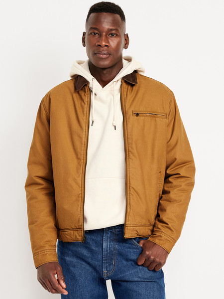 Flannel-Lined Barn Coat | Old Navy (US)