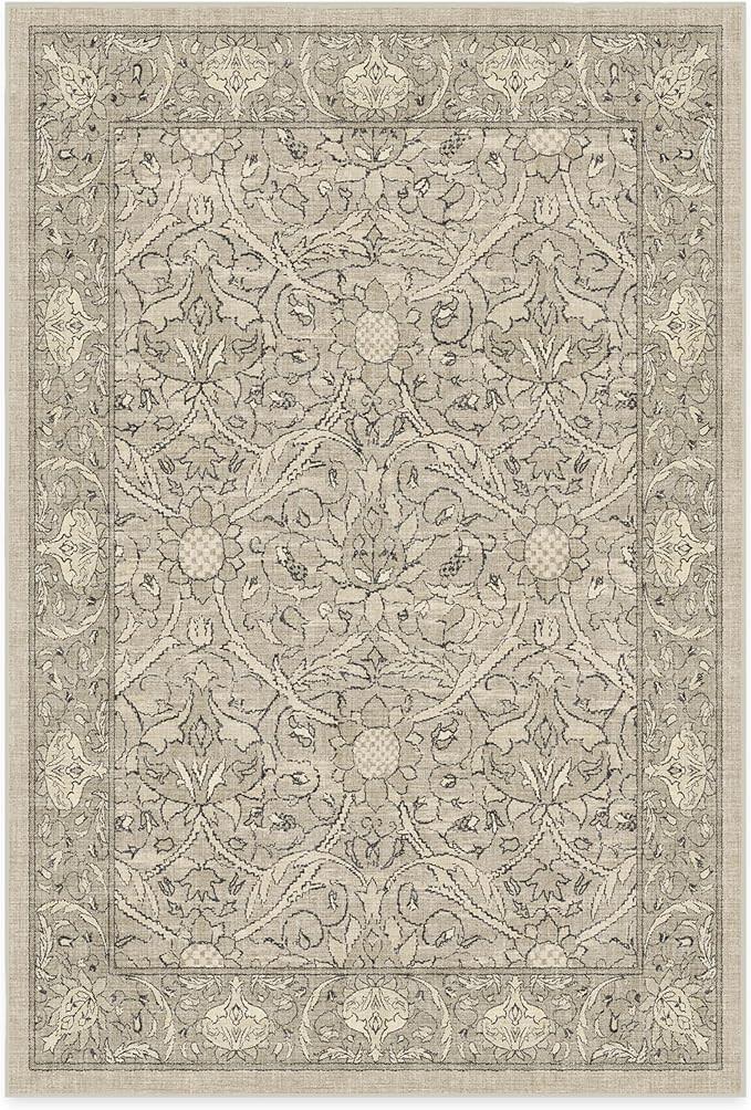 RUGGABLE x Morris & Co Washable 6x9 Area Rug, Montreal Natural Stone, Premium Rugs for Living Roo... | Amazon (US)