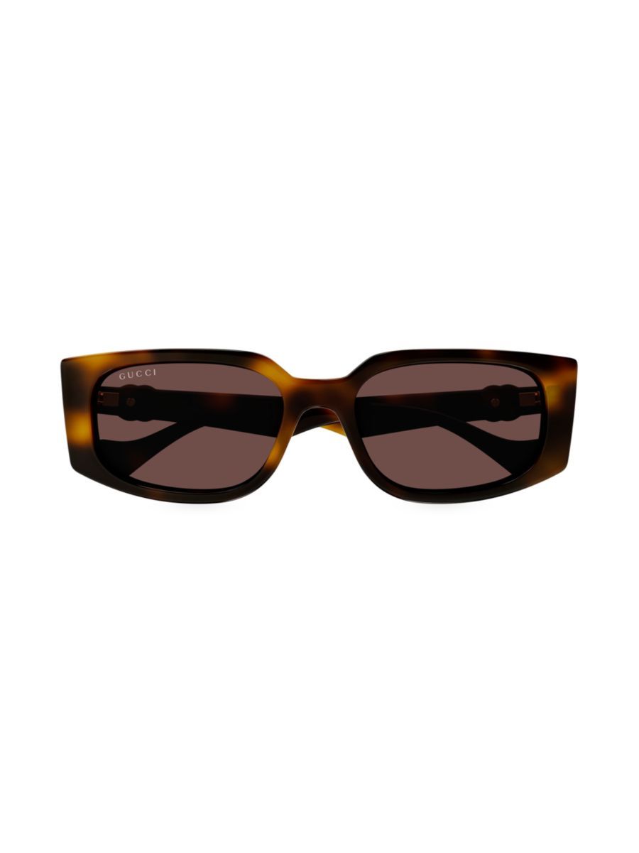 Gucci GG Generation Light 55MM Rectangular Sunglasses | Saks Fifth Avenue