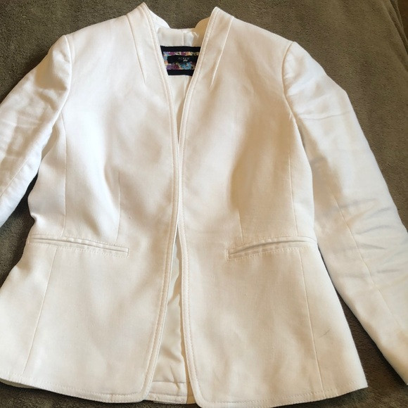 JCREW Going Out blazer linen | Poshmark