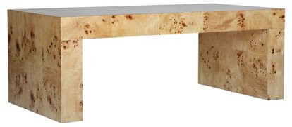 Chloé Coffee Table, Honey Burl | One Kings Lane
