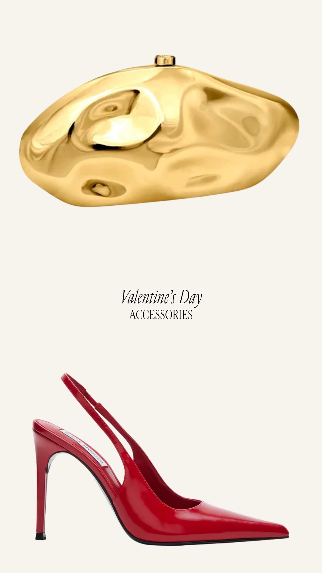 Valentine’s Day accessories that instantly elevate any outfit 🤍  
These statement pieces are perfect for dressing up even the simplest look and adding that extra wow factor.

A bold heel, a chic bag, or a sculptural clutch can completely change the vibe — proof that accessories do the heavy lifting.

Perfect for date night, girls’ night out, or any special occasion look.

Tap to get details and see all the styling options.

This edit is all about statement accessories, Valentine’s Day outfit inspiration, elevated evening style, luxury-inspired accessories, and timeless wardrobe staples that work year after year.

Follow me on Instagram and YouTube @kirasfashionfinds