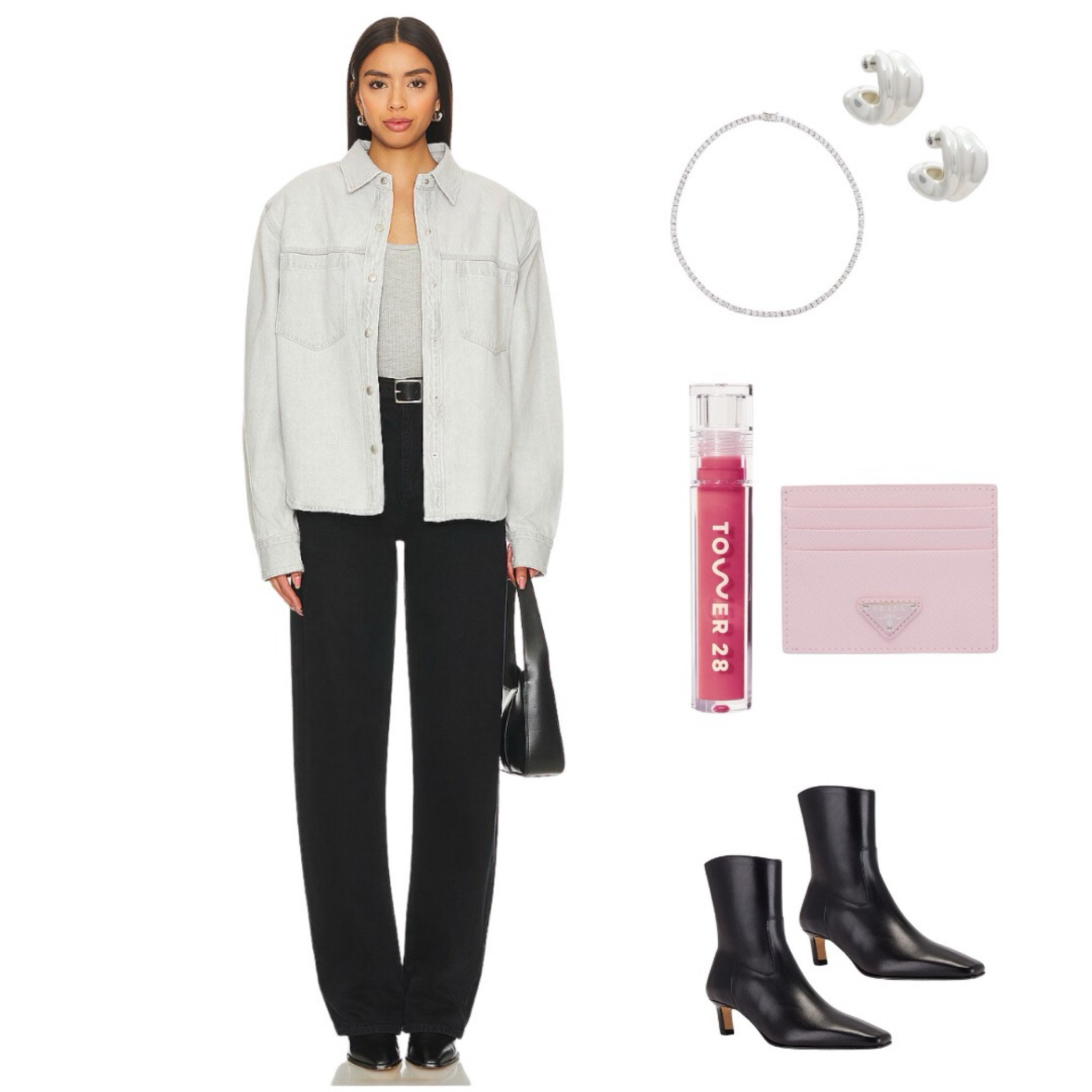 Spring outfit 🤍

Spring outfits, black denim jeans, black boots, silver earrings, diamond necklace, pink wallet, black belt

#LTKSeasonal #LTKstyletip #LTKfindsunder100