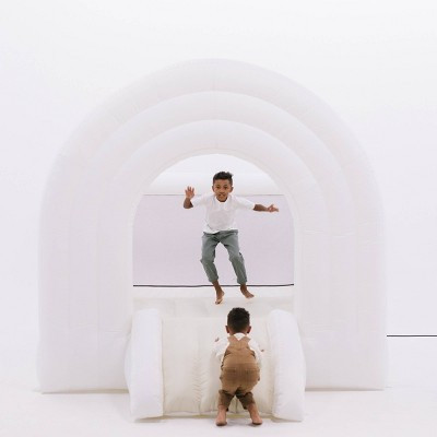 SMOL Inflatable 8' x 8' Rainbow Bounce House - White | Target