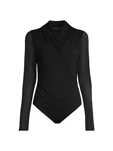 Essentials Wrap Bodysuit | Saks Fifth Avenue