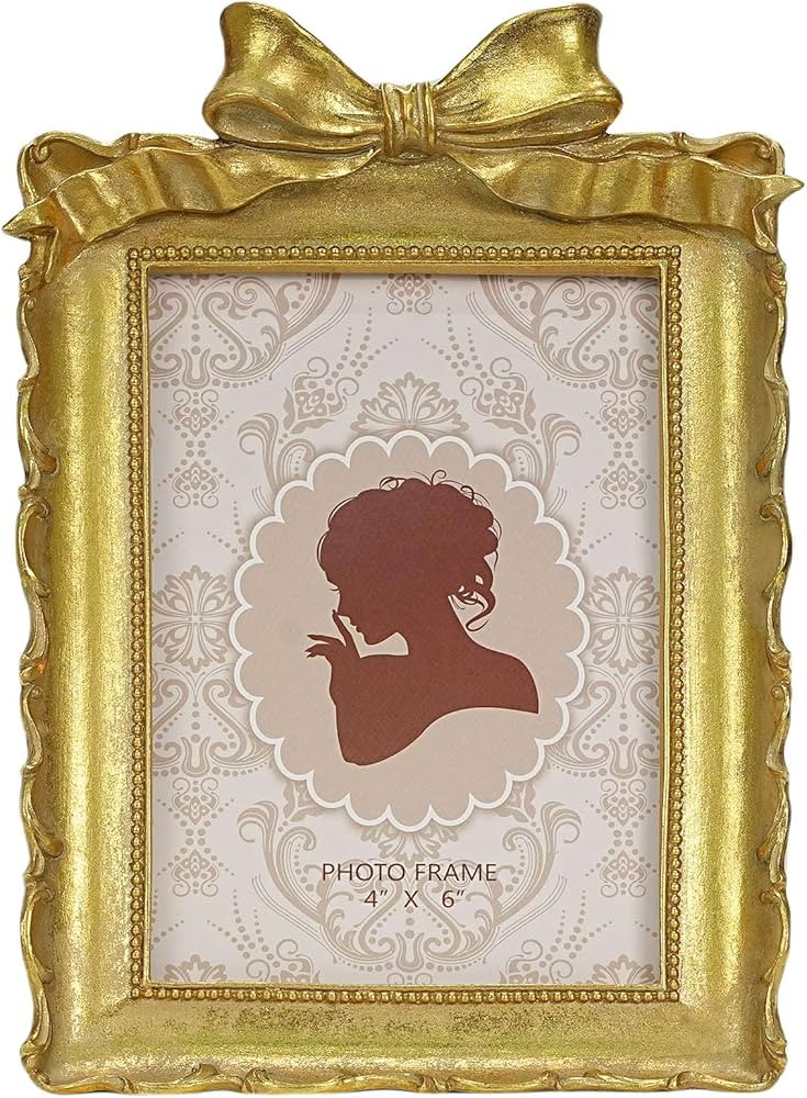 4x6 Vintage Picture Frame, Gold Antique Ornate Picture Frame, Victorian Retro Decorative Photo Fr... | Amazon (US)