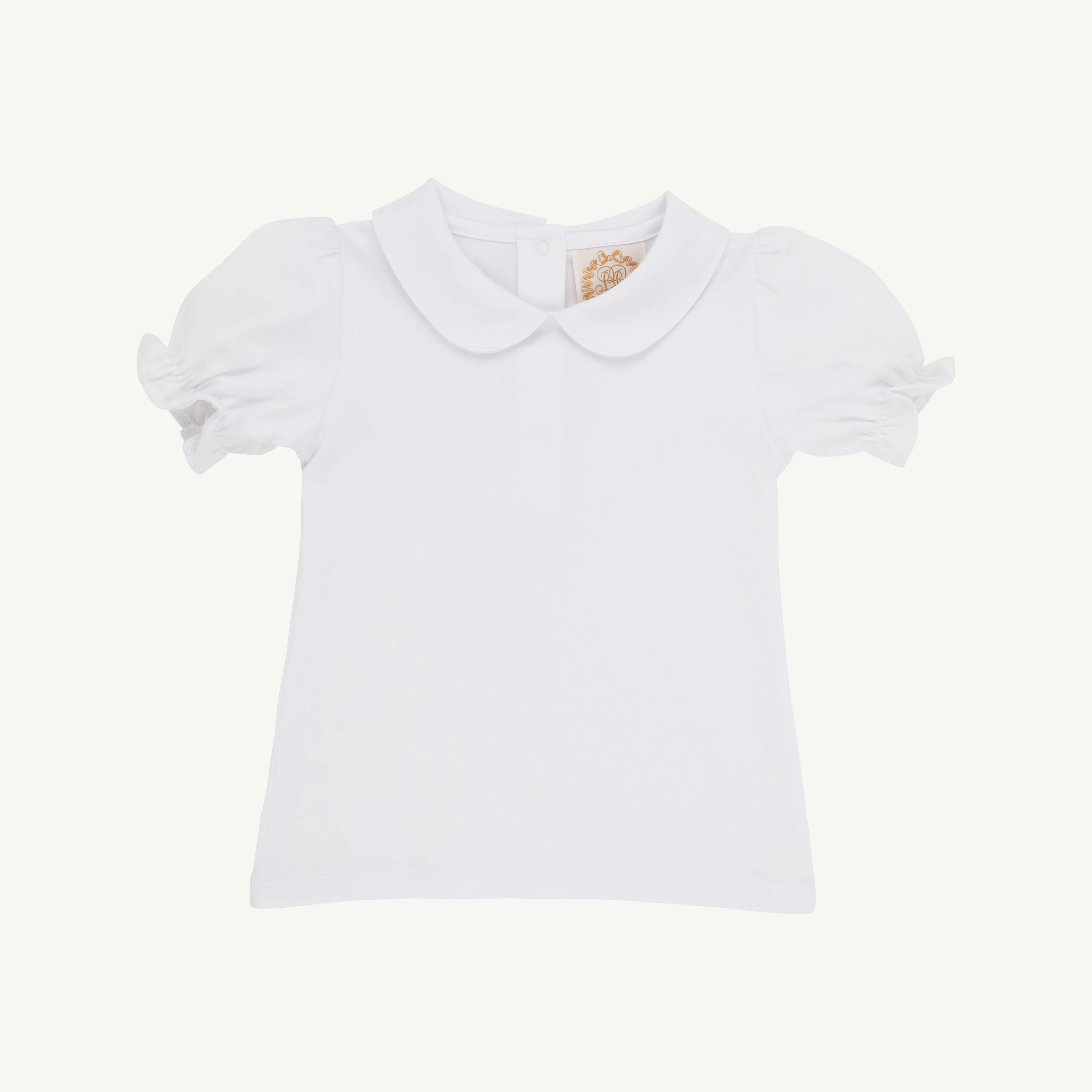 Maude's Peter Pan Collar Shirt & Onesie (Short Sleeve Pima) - Worth Av | The Beaufort Bonnet Company