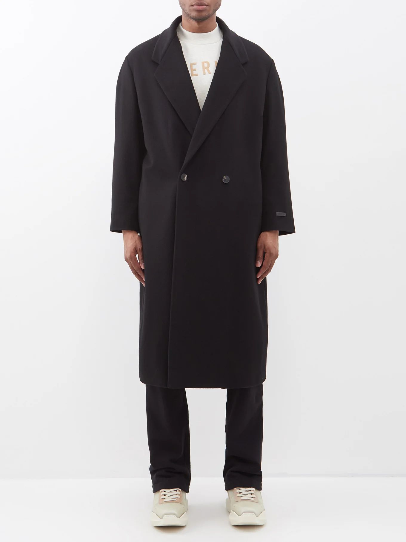 Eternal double-breasted wool overcoat | Fear Of God | Matches (UK)