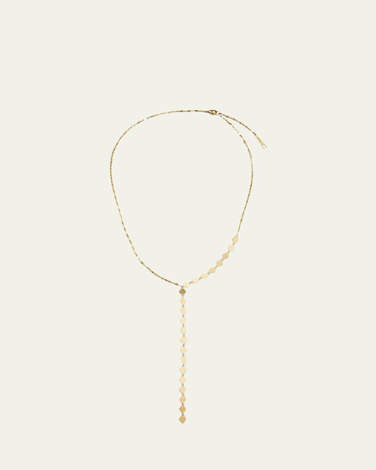 14K Yellow Gold Laser Kite Blake Chain Remix Lariat Necklace, 18"L | Bergdorf Goodman