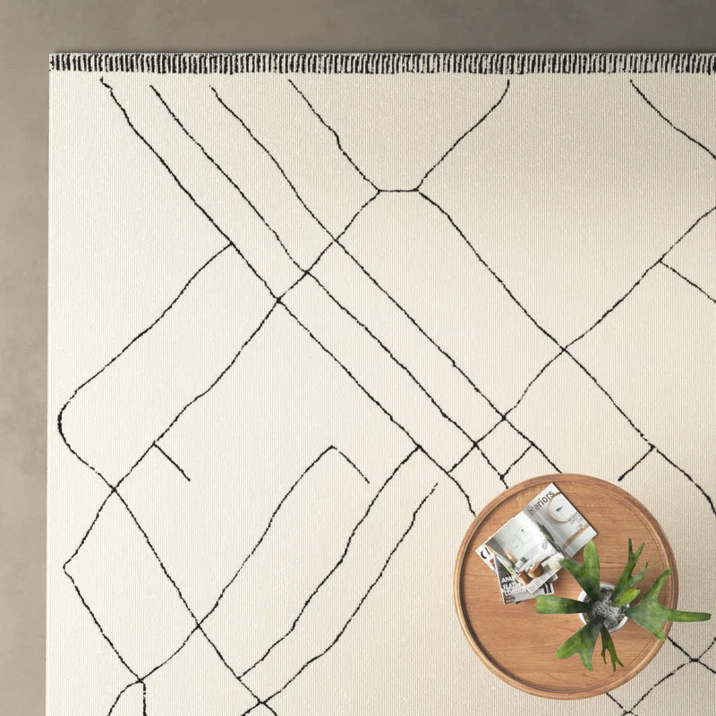 Isla Wool Moroccan Rug | Wayfair North America