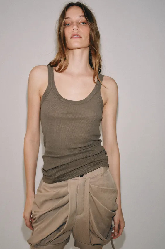 FLOWY TANK TOP | Zara Canada