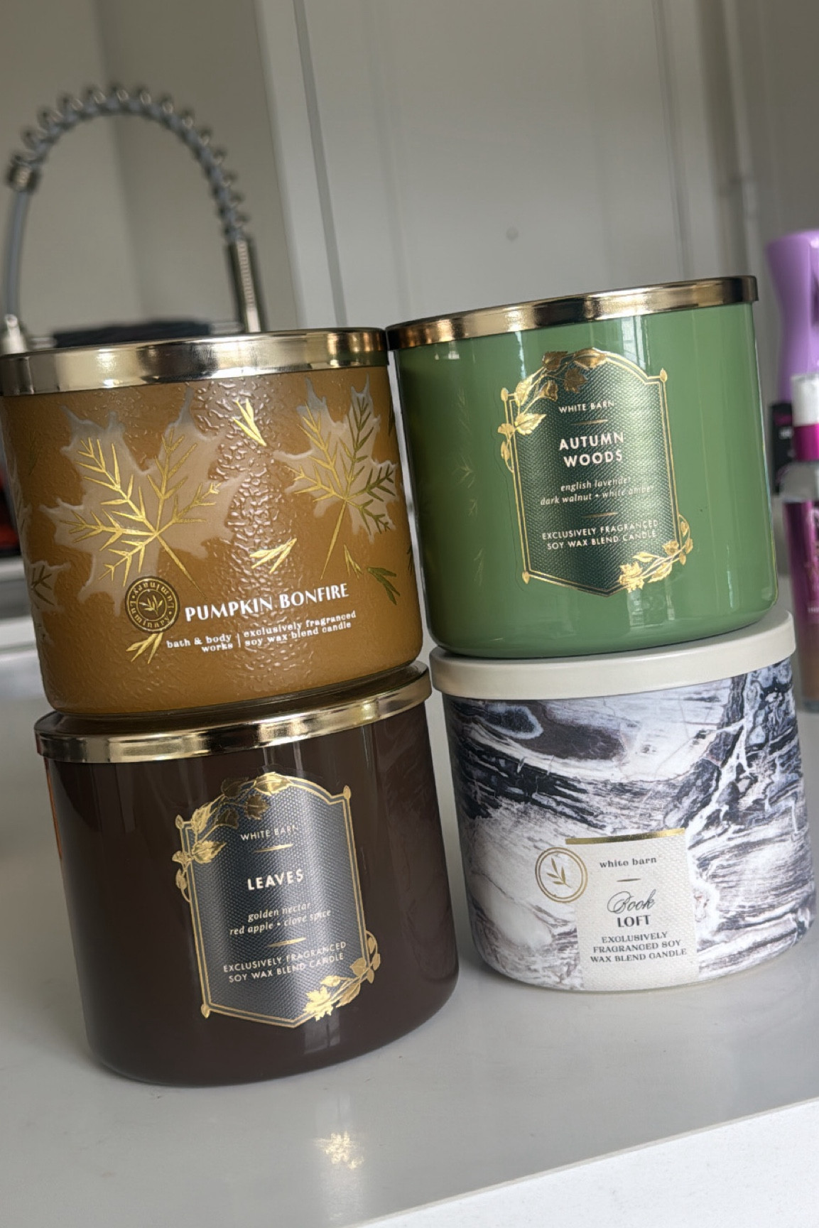 Shop now hurry! Left for fail, right two for winter🤍 + flannel and cranberry woods. #fallscents #fall