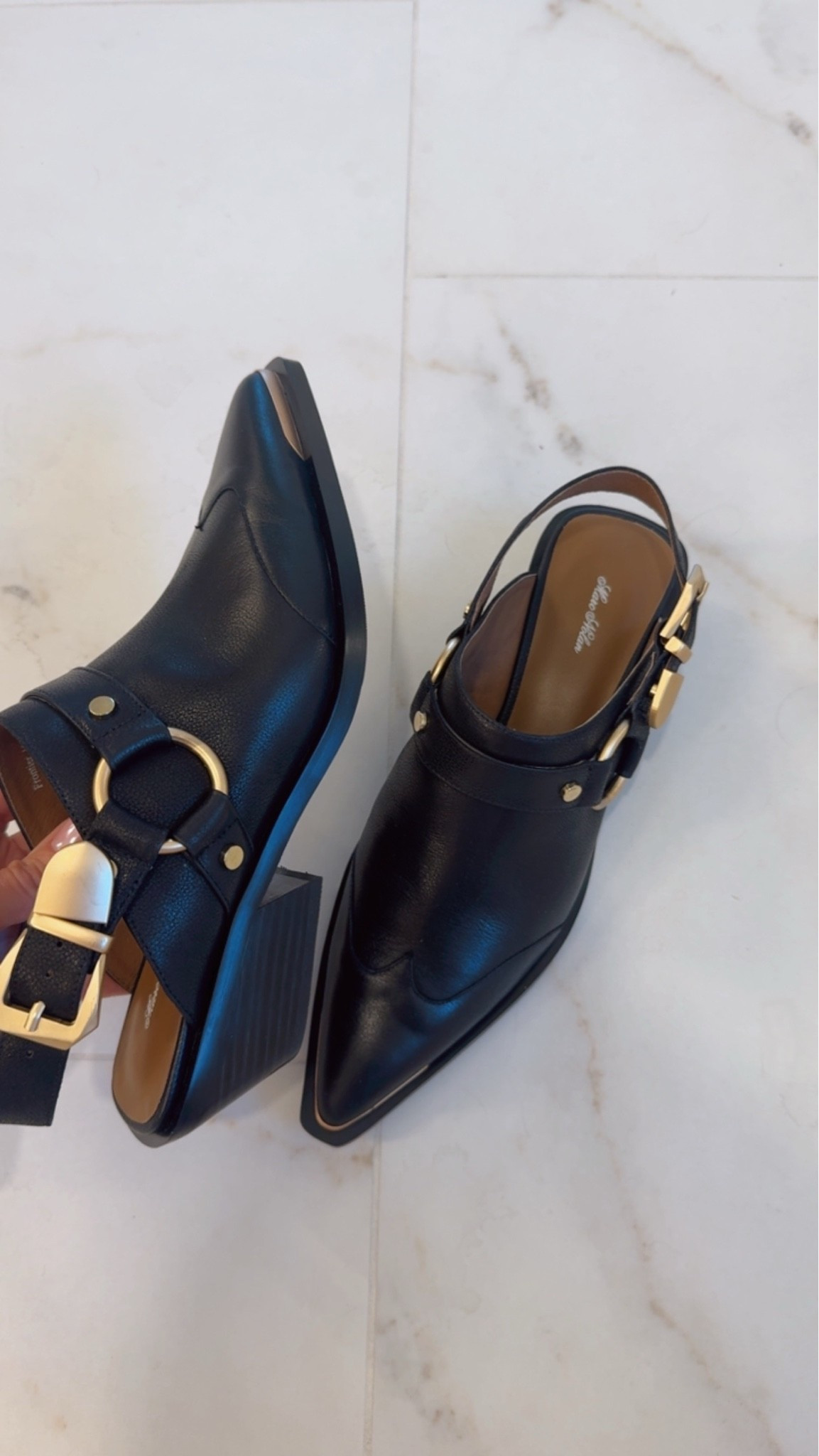 Beautiful western style heels 
I sized up to a 10 because of a pointed toe 
Marc Nolan shoes are amazing quality

#LTKOver40 #LTKootd