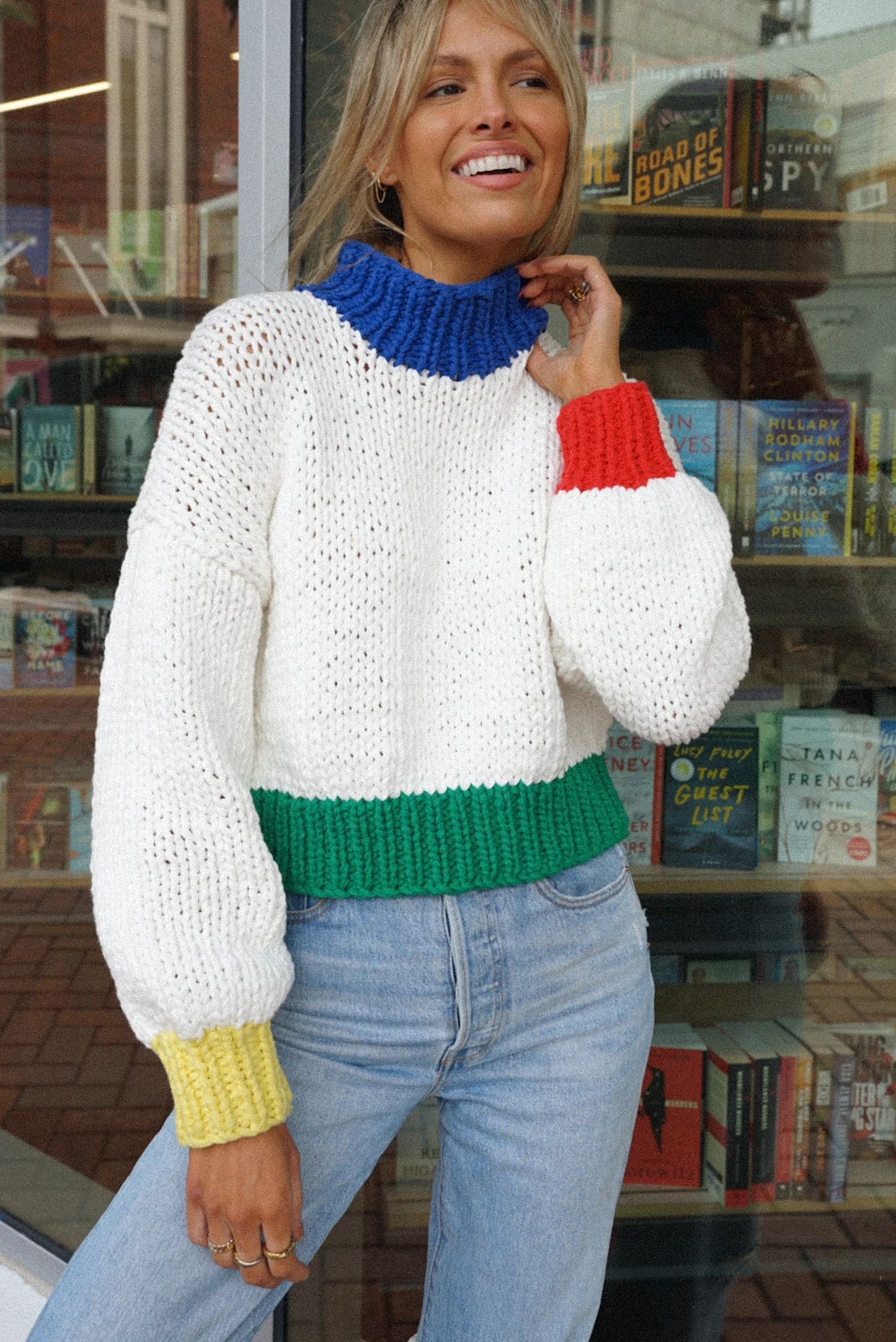 Zora Chunky Sweater — Primary Colors | YLLW The Label