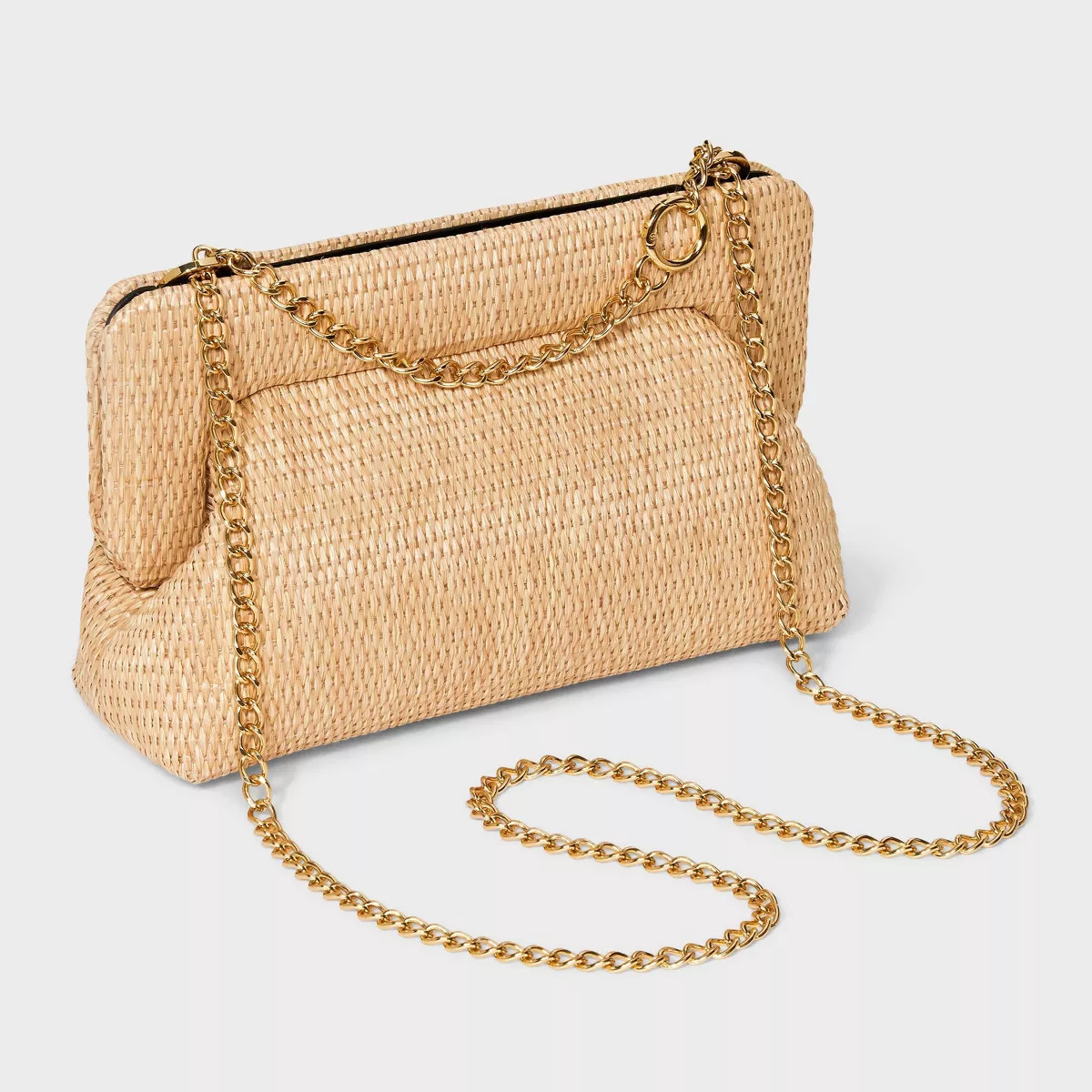 Straw Puff Clutch - A New Day™ Natural | Target