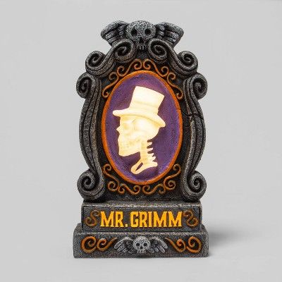 Lit Tombstone Mr Grimm Halloween Decorative Prop - Hyde &#38; EEK! Boutique&#8482; | Target