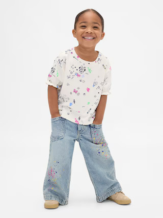 Baby & Toddler Pull-On Baggy Wide-Leg Jeans | Gap (US)