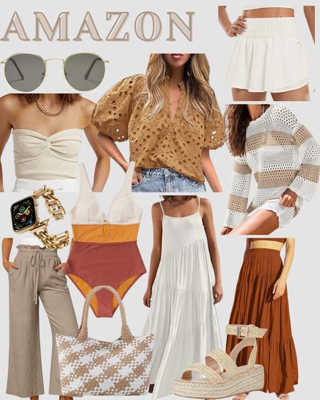 #summeroutfit #whitedress #swimsuit #tote #sandals #coverup #maxidress #sunglasses 

#LTKSwim #LTKTravel #LTKStyleTip