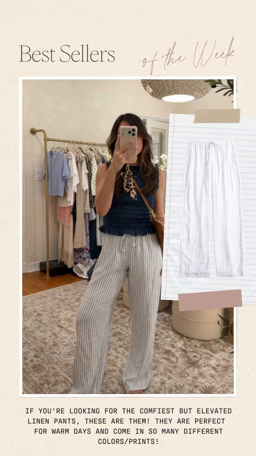 If you’re looking for the comfiest but elevated linen pants, these are them! They are perfect for warm days and come in so many different colors/prints! 

 #LTKootd #LTKSeasonal #LTKPetite
