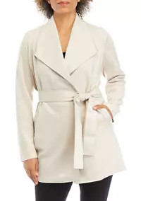 Women's Vegan Suede Trench Coat | Belk