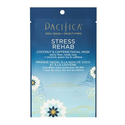 Pacifica Stress Rehab Coconut and Caffeine Face Mask - 0.67 fl oz | Target