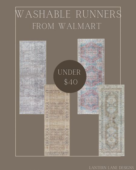 Washable runners from Walmart! Under $40, washable rugs, washable runners 

#LTKfindsunder50 #LTKhome #LTKfindsunder100
