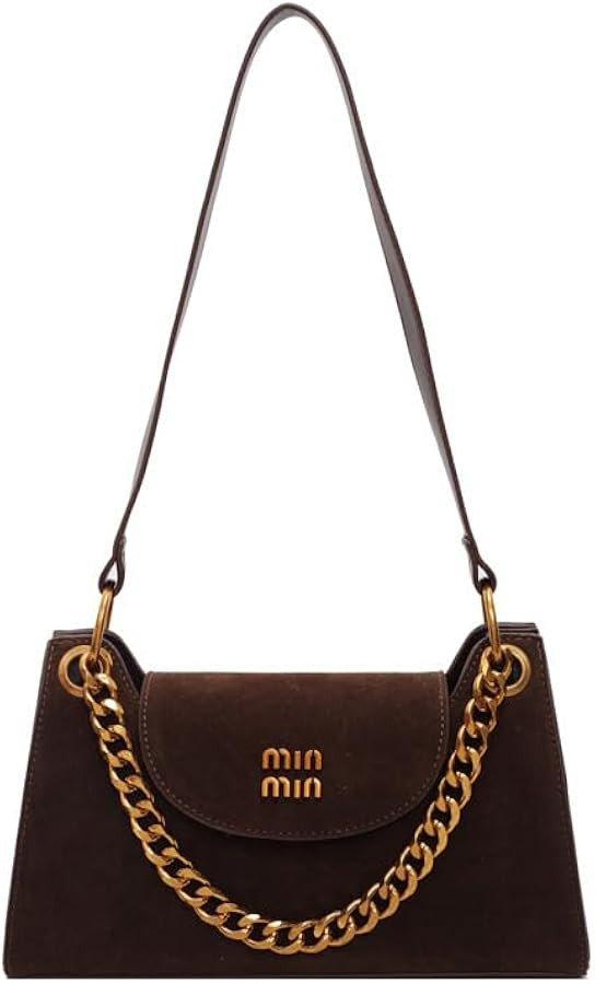 2025 New Retro fashion Medium Flap Crossbody Handbag Soft Vegan Leather Clutch Purse Y2K Purse | Amazon (US)