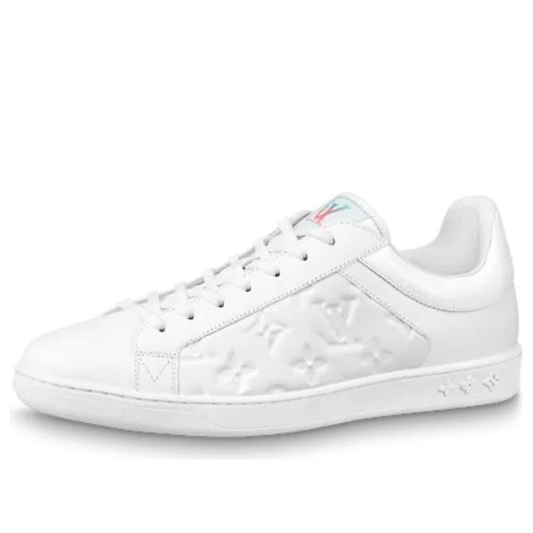 LOUIS VUITTON Luxembourg Sneakers 'White Monogram with Colorful Logo' 1A8J0W | KICKS CREW