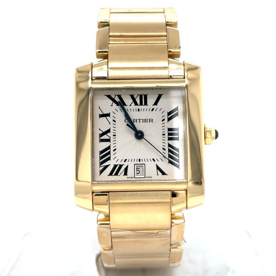 Pre-owned Cartier Tank Francaise Automatic Silver Dial Ladies Watch W50001R2 | Jomashop.com & JomaDeals.com