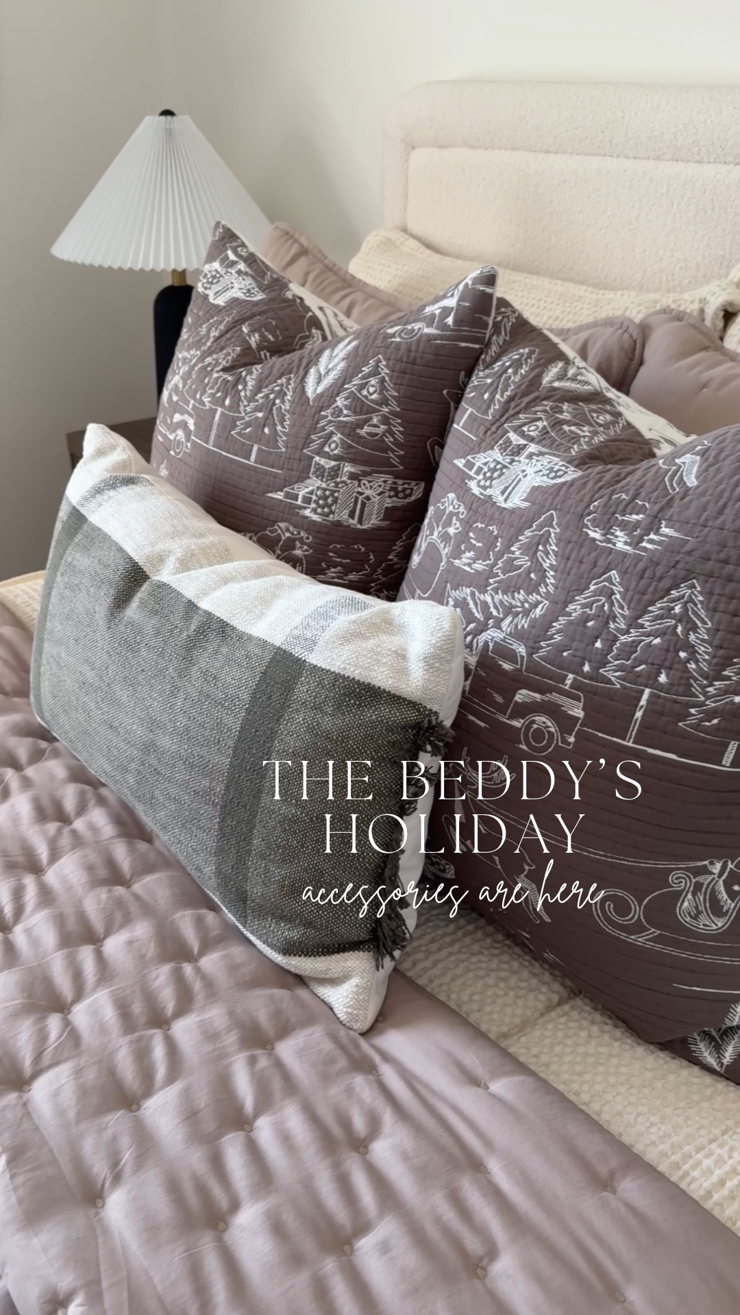 A little Christmas refresh with the sweetest holiday details 🎄 Loving the Beddy’s Calm & Bright pillows and lightweight quilted blanket, plus the super soft Polka Dot On-the-Go Blanket. Shop the space and use code KRISTINM for 25% off Beddy’s!

#LTKHome #LTKSeasonal #LTKSaleAlert