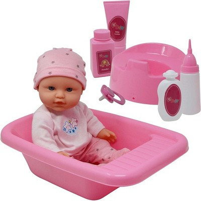 The New York Doll Collection 12 Inch Baby Doll Bath Time Playset | Target